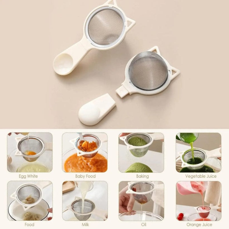 1 pc stainless steel strainer with plastic handle - Prozone