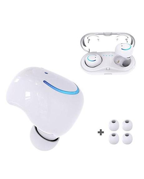 Qi8 twins earphones earbuds bluetooth headphones+charger box