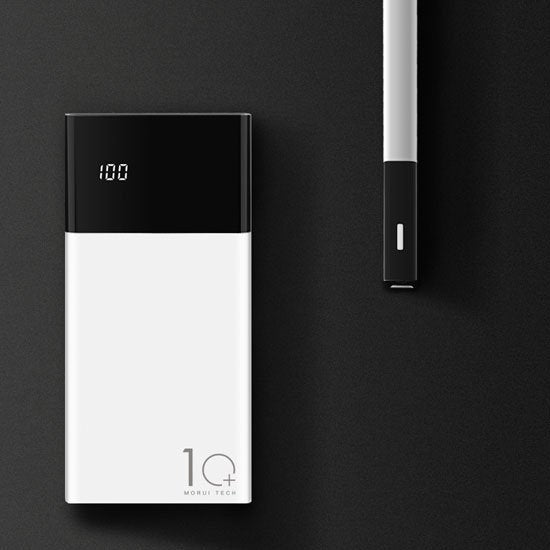 Morui ml20 10000mah lithium polymer power bank with display