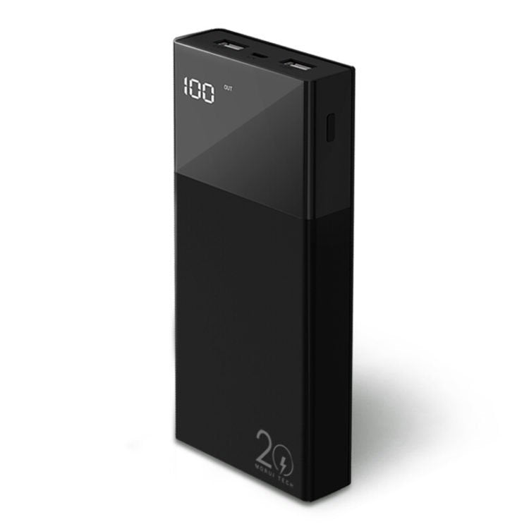 Morui ml10 power bank 10000mah with led smart screen display