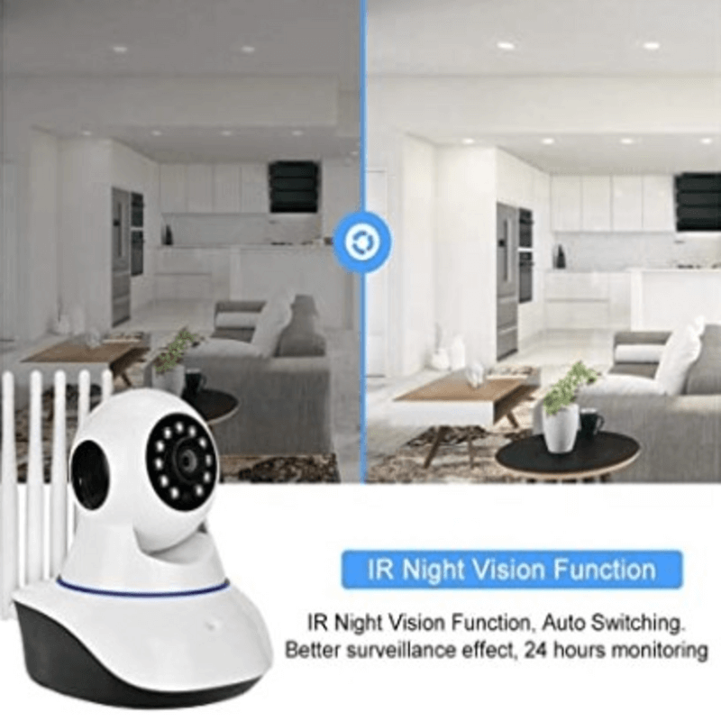 Night vision smart cctv wireless camera 5 antenna 2mp 1080p full hd