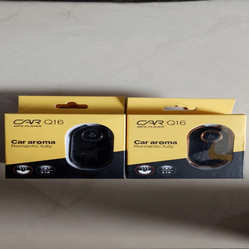 Car q16 mp3 bluetooth player with aroma air freshener