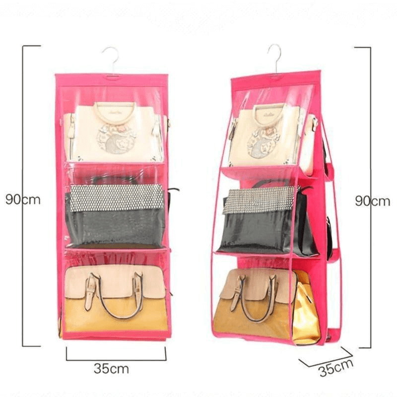 Thick double-sided six grid storage bag