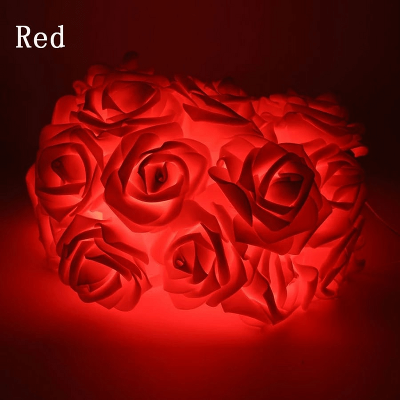 20 led string flowers