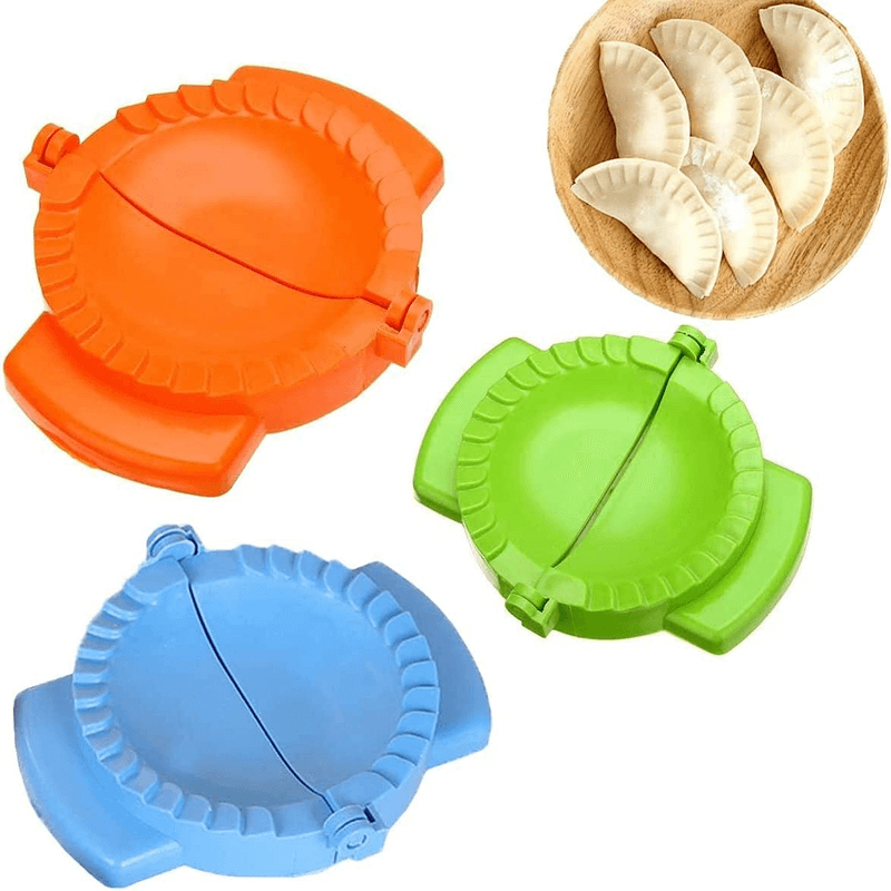 3pcs colored dumpling dough presser maker tool