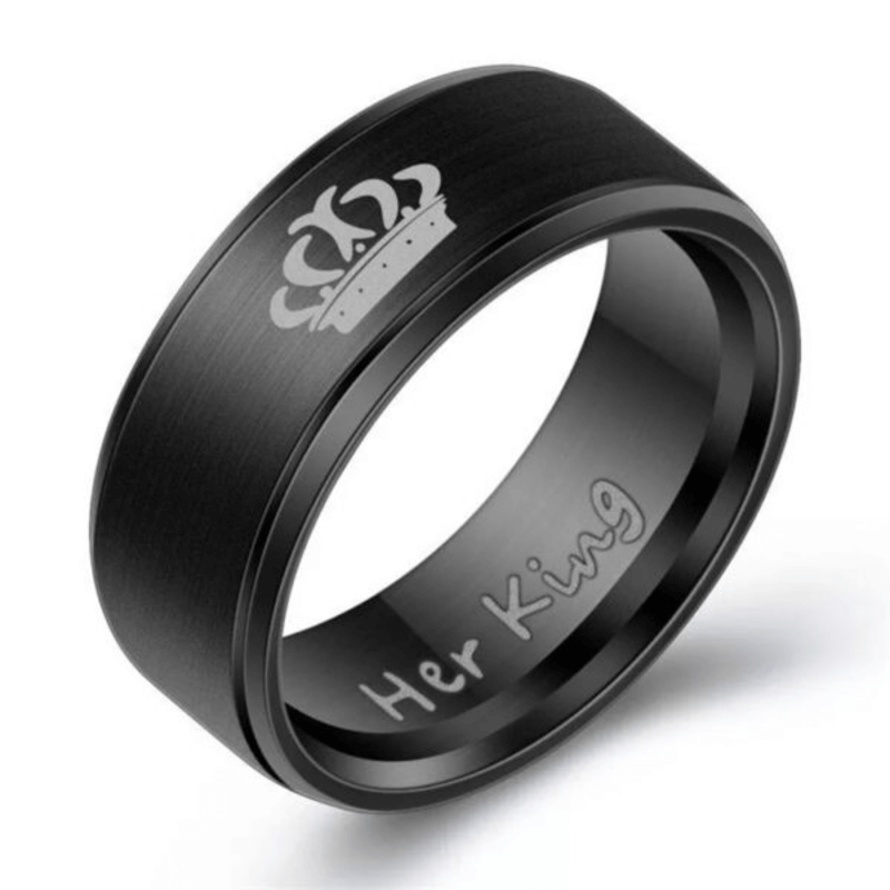 King & queen couple rings