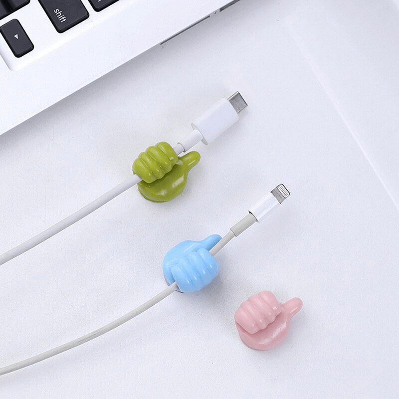 2pcs/set thumb style toothbrush holder