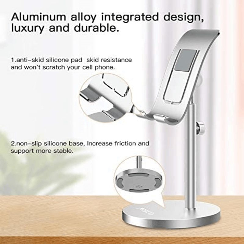 Yesido c69/70 aluminum metal mobile phone and tablet table stand