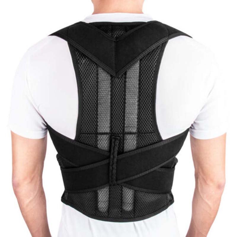 Posture corrector back brace adjustable straightener