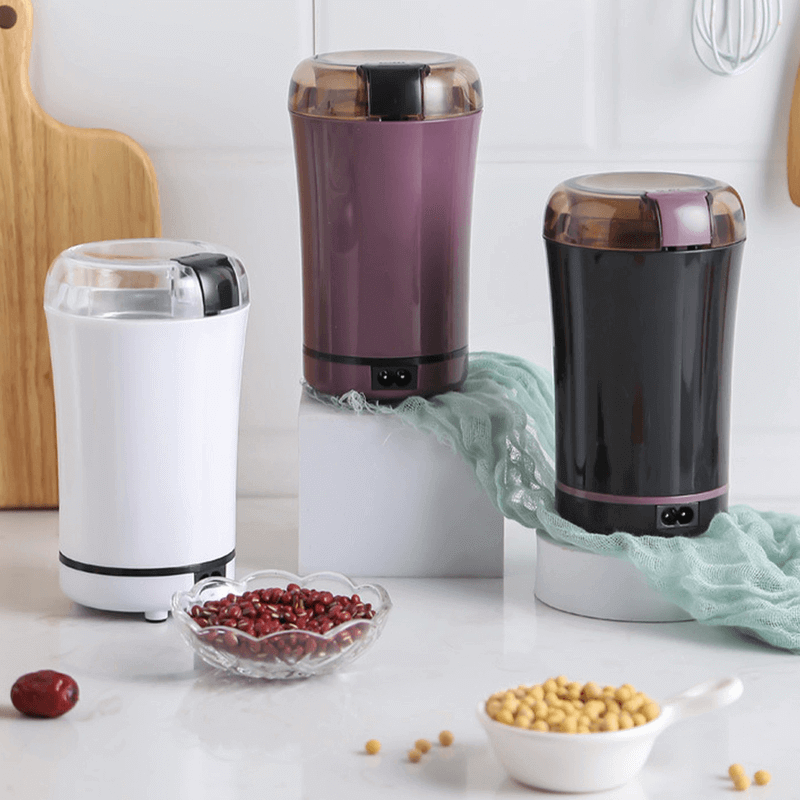 Powerful mini electric coffee grinder