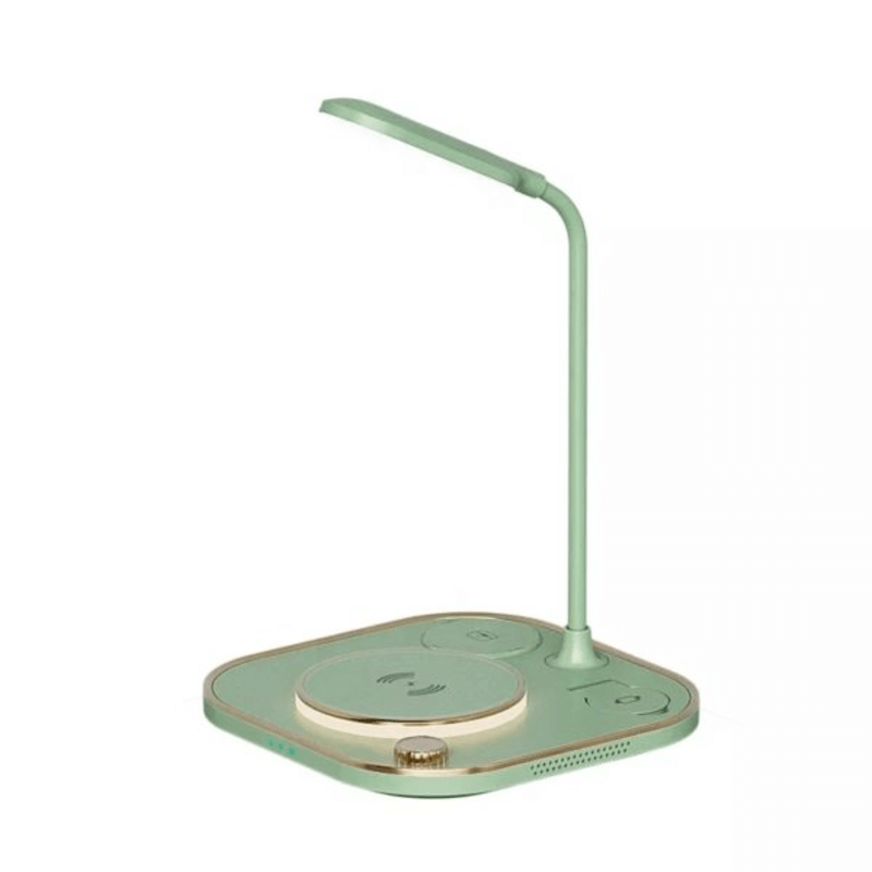 Wireless charger with lamp