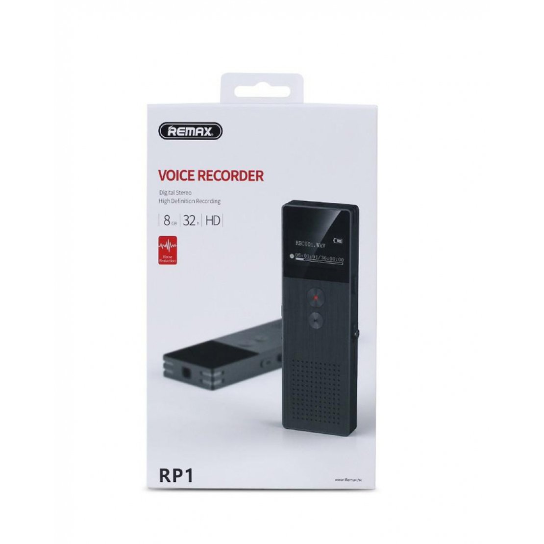 Remax 8gb professional digital audio voice recorder-rp3