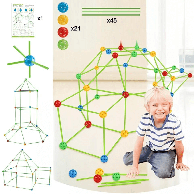 Kids construction fort building