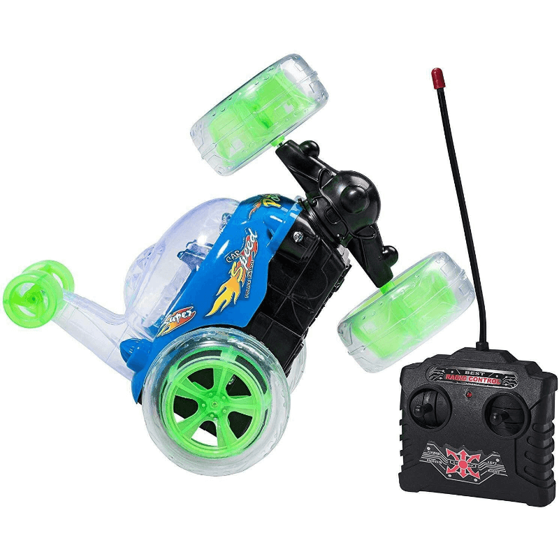 360 degree tumbling & spinning action rc vehicle toy
