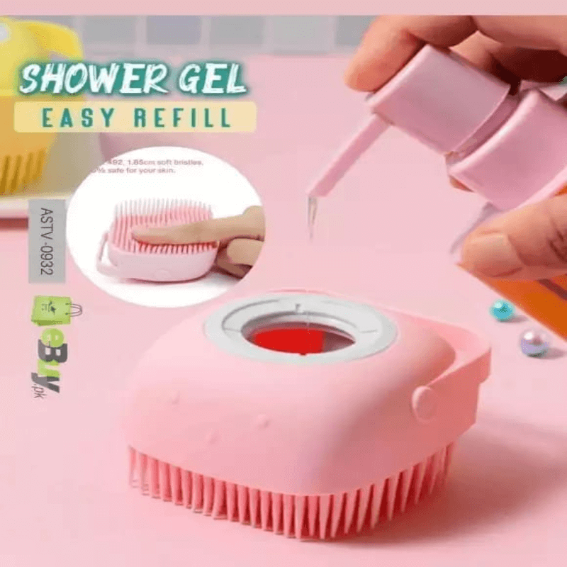 Silicone bath brush