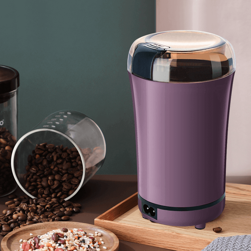 Powerful mini electric coffee grinder