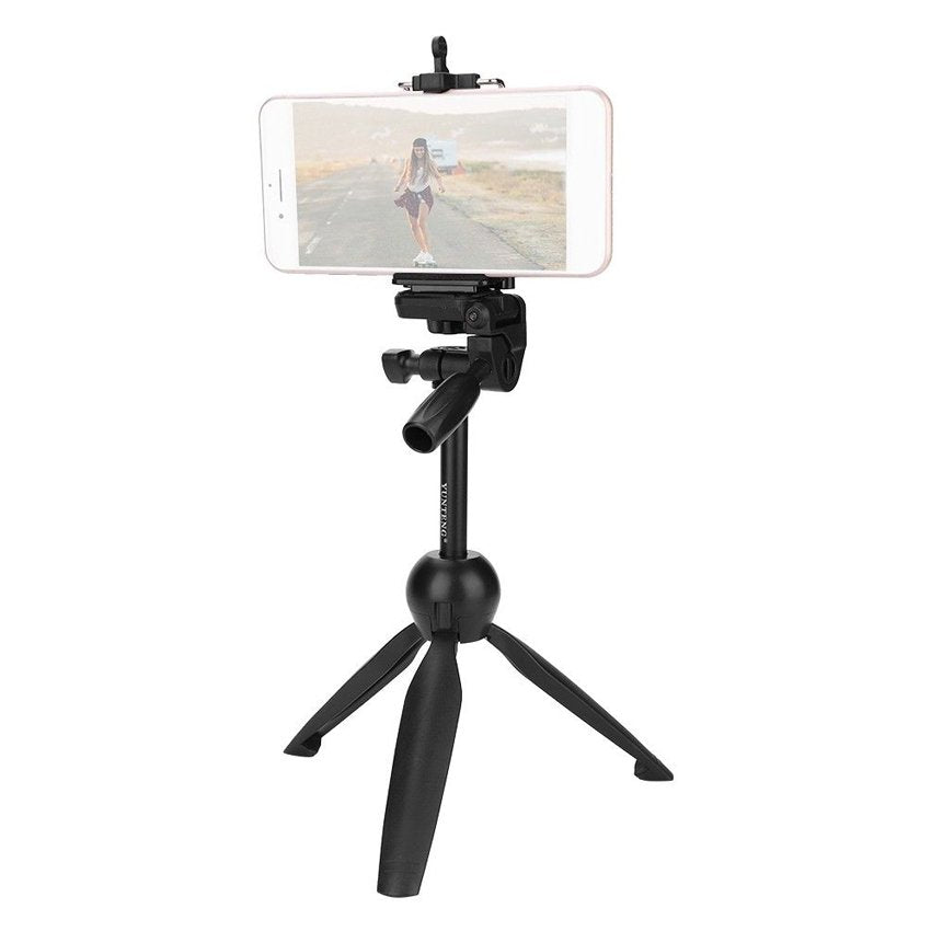 Yunteng vct-2280 multi-function mini tabletop tripod - black