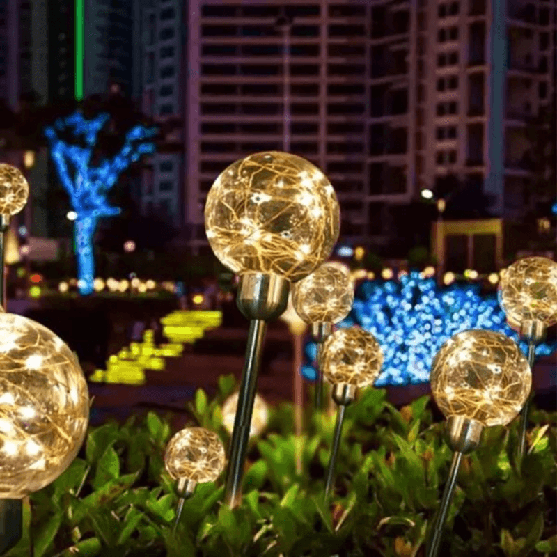 Solar ball reed lamp (2 pcs)
