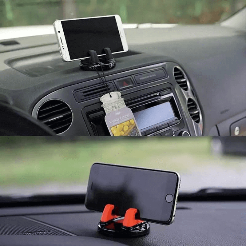 Rotatable car phone holder stands