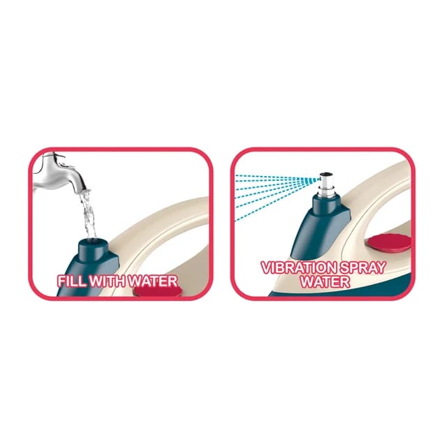 Battery operated iron with spray - Prozone