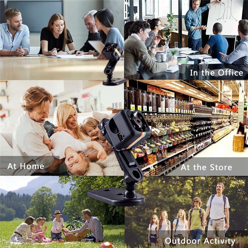 Sq11 hd night vision mini hidden spy secrete small camera