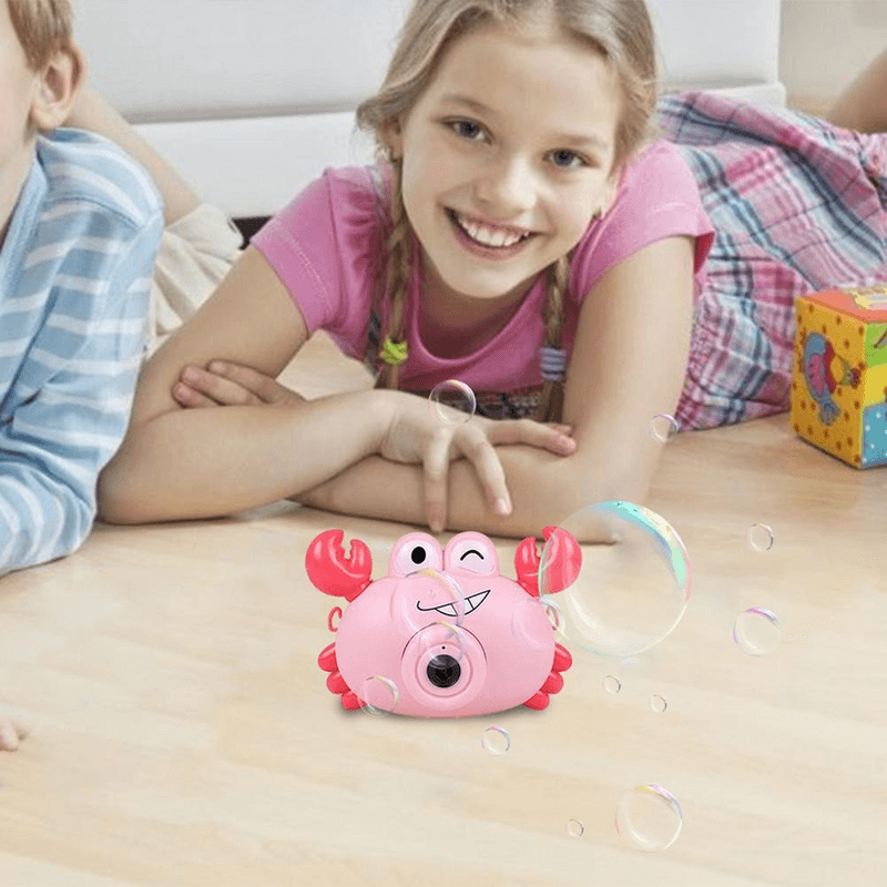 Cute crab camera bubble blowing toy