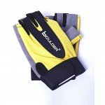 Weight lifting gloves green & grey for women