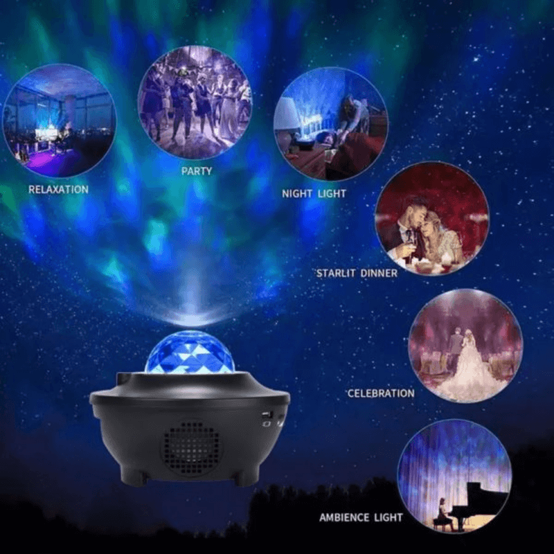 Ocean wave projector light