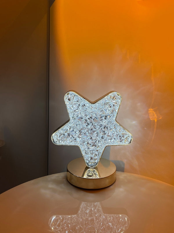 Star shape crystal night light  lamp - Prozone