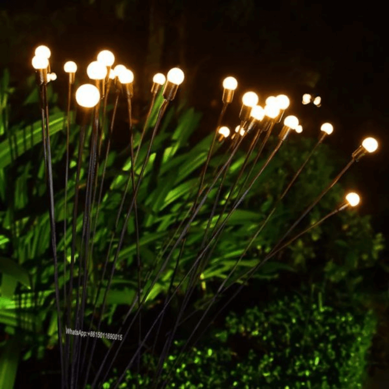 Solar dancing fireflies water proof lights ---12 light bulbs