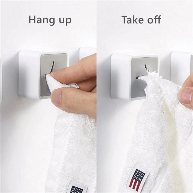 Set of 3 punch free towel plug holder