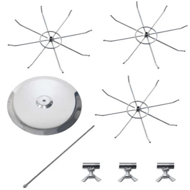 3 layers rotating jewelry stand (metal)