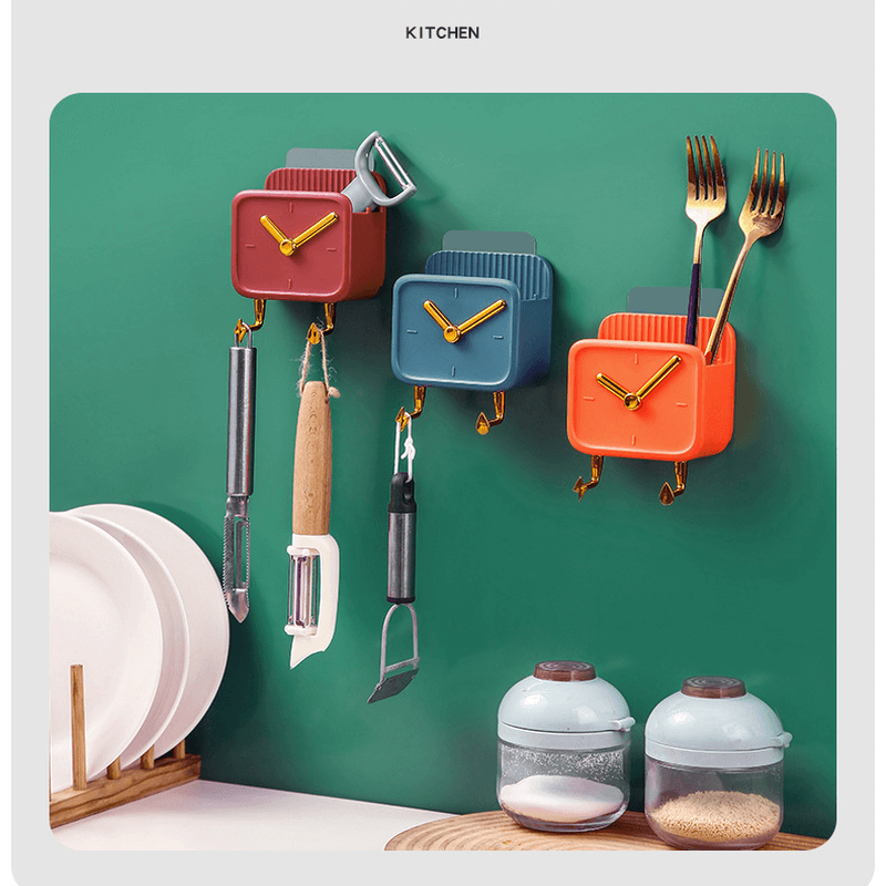 Clock style multi purpose mobile holder