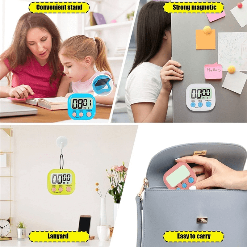 2-piece multi-function electronic timer