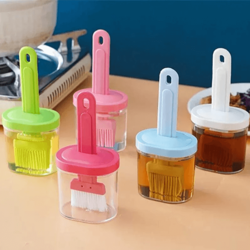 Oil brush jar