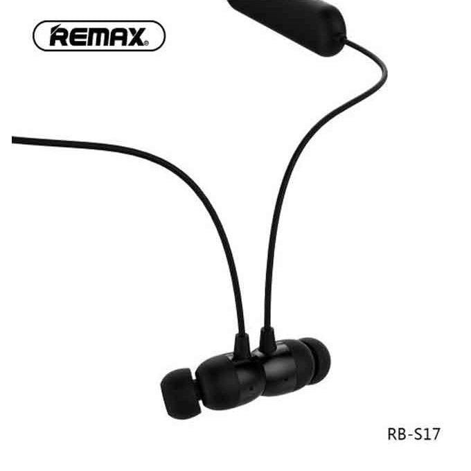 Remax sports bluetooth rb-s17 neckband headset - black