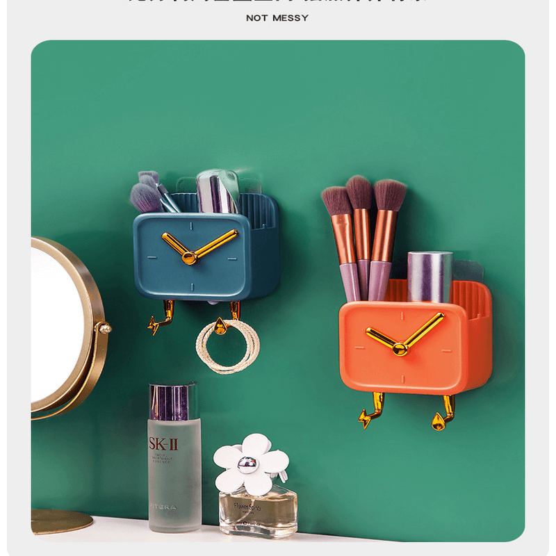 Clock style multi purpose mobile holder
