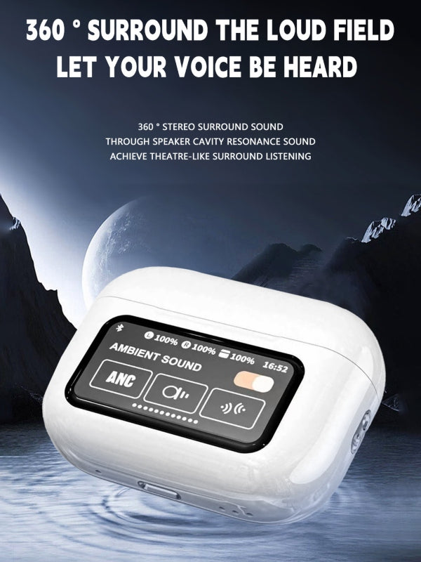 Touch screen anc wireless headset - Prozone