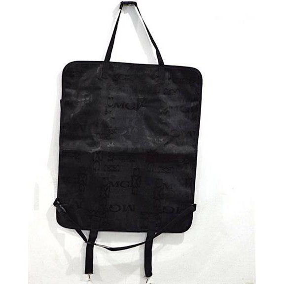 Car back seat multi pockets organizer - black