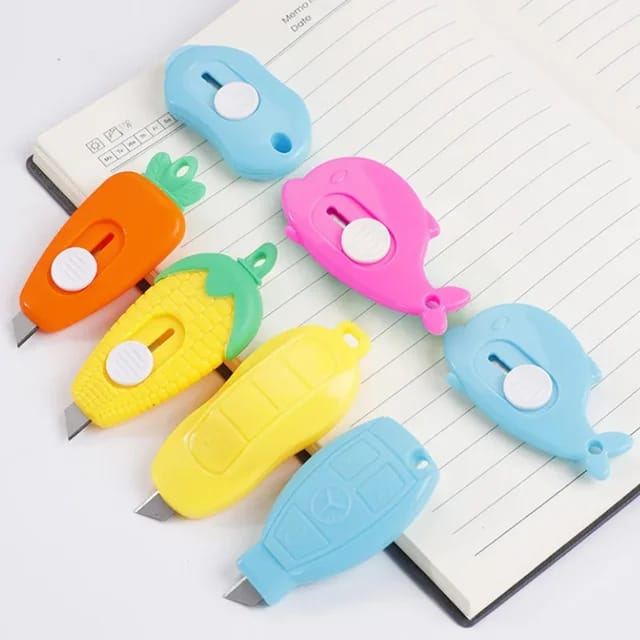 Pack of 2 mini cartoon utility knife cutter - Prozone