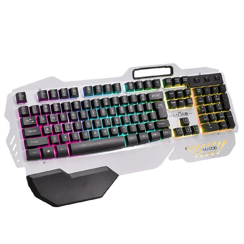 Midio rgb backlight semi mechanical gaming keyboard