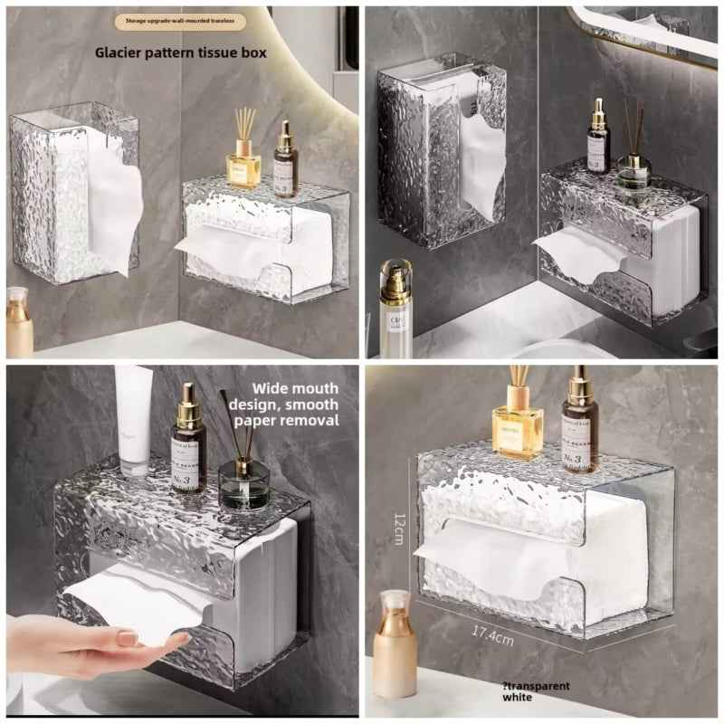 Luxury Crystal Wall Mounted Tissue Box - Prozone