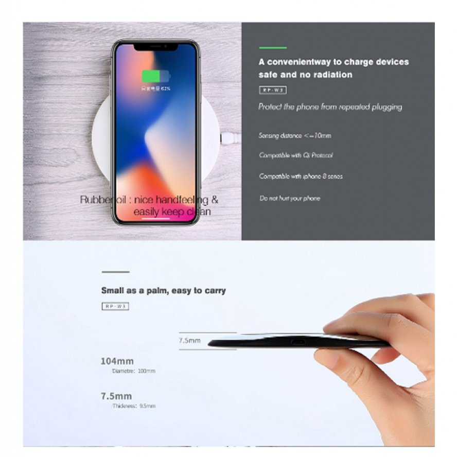 Remax wireless charger rp-w3