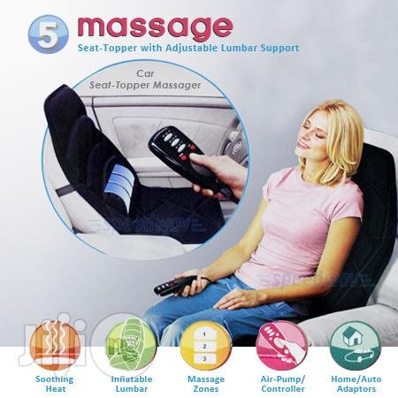 Full seat topper massage with soothing heat