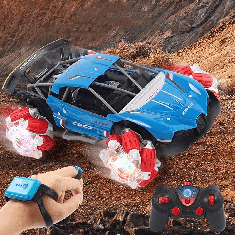 High speed stunt car rc drift car double remote control