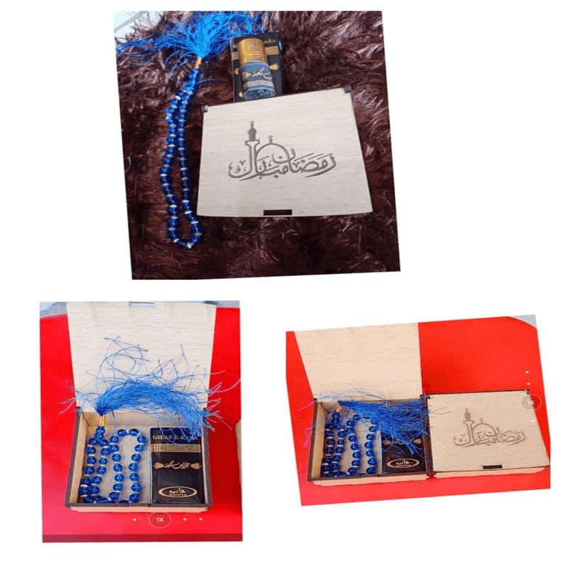 Ramadan wooden mini gift box