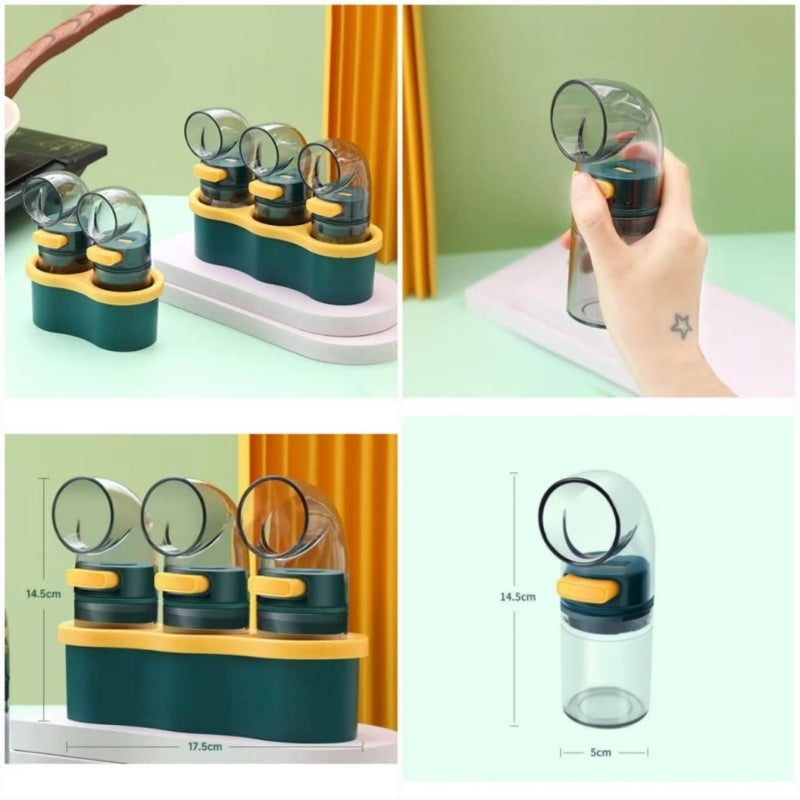 Spice bottle 3 pcs with stand set - Prozone