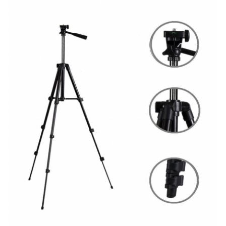 3120 built in level 3-way head & aluminum legs tripod stand