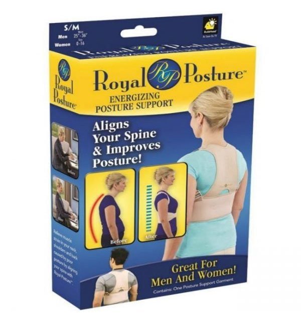Pack of 2 royal posture back  support belt for pain relief