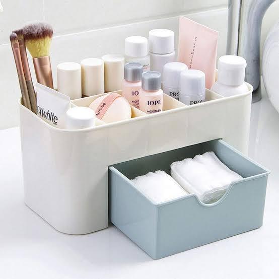Cosmetic storage box with single drawer - Prozone